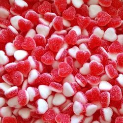petits cœurs fraise-crème sucrées dulceplus ref A075